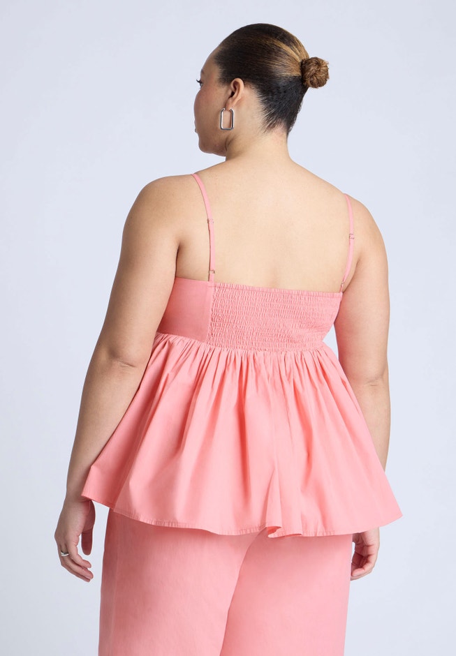 Peplum Cami Top image number null