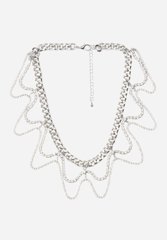 Looped Sparkle Choker image number null