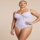 Lace Detail Corset One Piece image number null