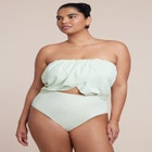 Crossover Strapless One Piece image number null