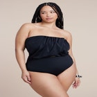 Crossover Strapless One Piece image number null