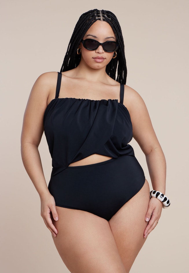 Crossover Strapless One Piece image number 5