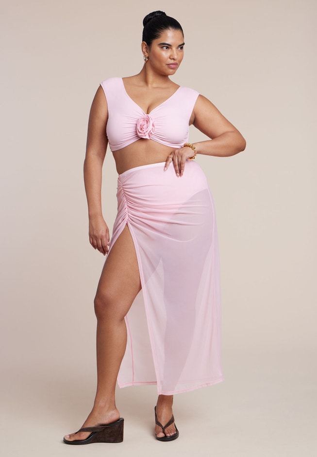 Off The Shoulder Rosette Top image number 3