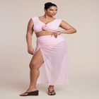 Off The Shoulder Rosette Top image number null