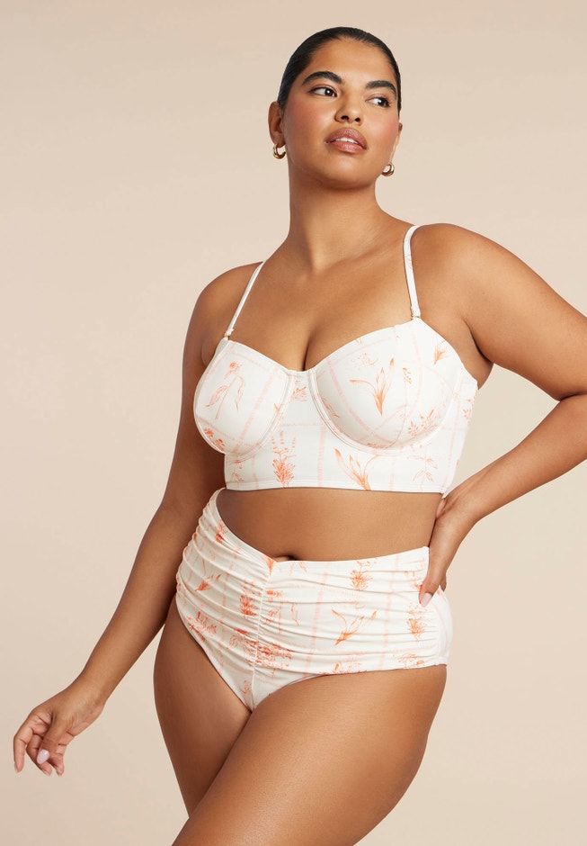 Bustier Swim Top image number 2