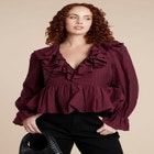 Romantic Ruffle Blouse image number null
