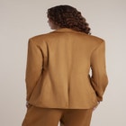 Faux Suede Fitted Jacket image number 1