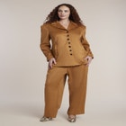 Faux Suede Fitted Jacket image number 2