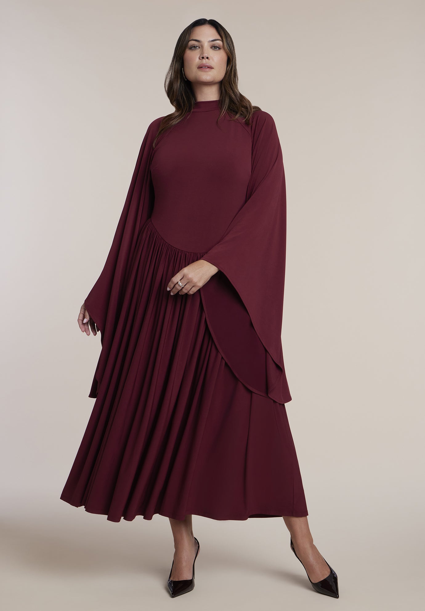 Flowy Jersey Maxi Dress