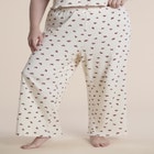 Printed Pointelle Pajama Set image number 3