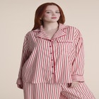 Striped Satin Pajama Set image number 1
