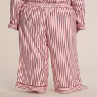 Striped Satin Pajama Set image number 4