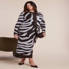 Intarsia Maxi Skirt image number null