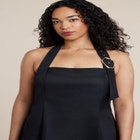 Buckle Neckline Maxi Dress image number null