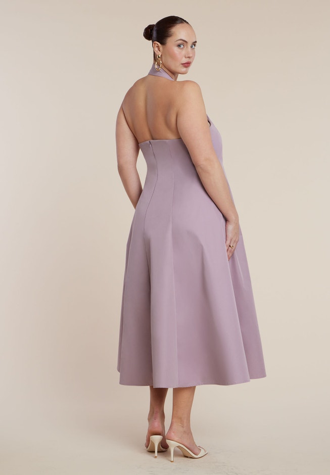 Buckle Neckline Maxi Dress image number 3