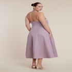 Buckle Neckline Maxi Dress image number null