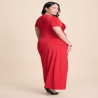 Slinky Dress W Buttons image number null