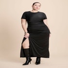 Slinky Dress W Buttons image number null