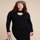 Heart Cutout Midi Dress image number null