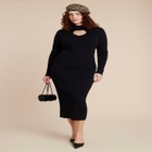 Heart Cutout Midi Dress image number null