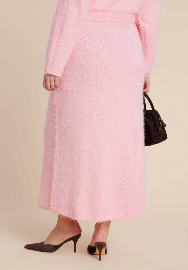 Fuzzy Maxi Sweater Skirt image number 2