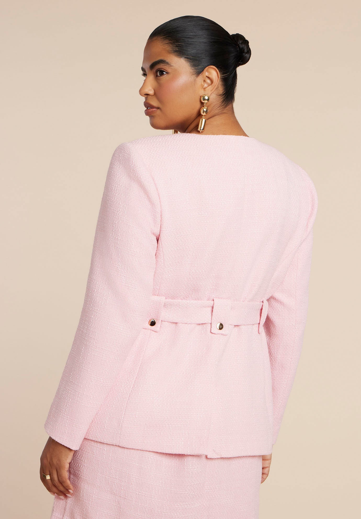 Belted Tweed Jacket image number 2