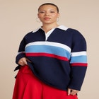 Striped Polo Shirt image number null