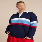 Striped Polo Shirt image number null