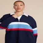 Striped Polo Shirt image number null