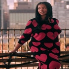 Heart Cropped Cardigan image number null