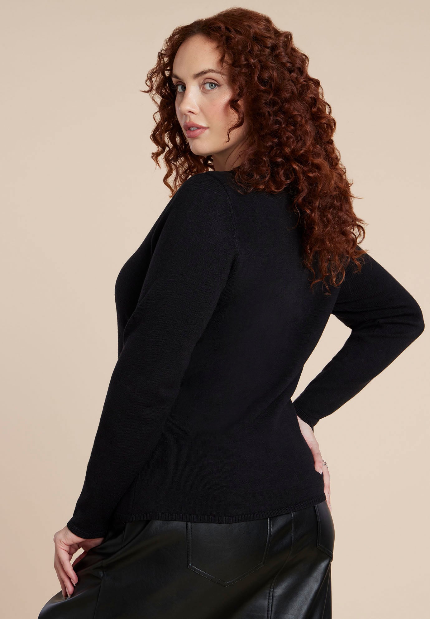 Heart Cut Out Sweater image number 1