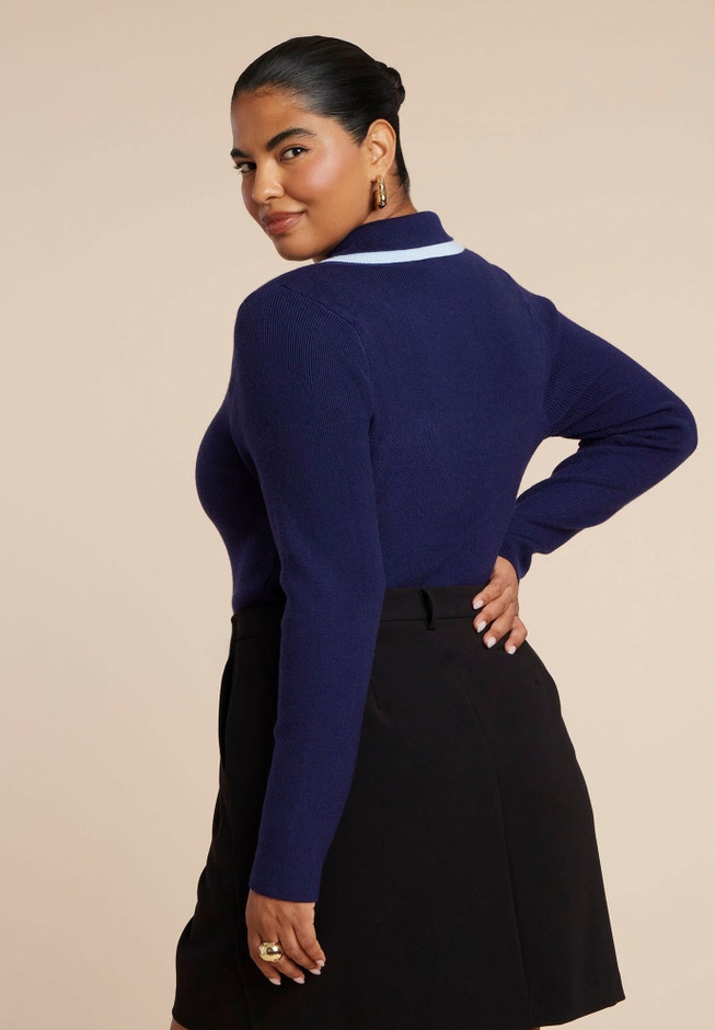 Double Collared Sweater