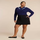 Double Collared Sweater image number null