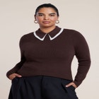 Double Collared Sweater image number 0