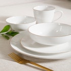 Ogalla 30-Piece Dinnerware Set with Gold Rim image number null