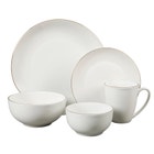 Ogalla 30-Piece Dinnerware Set with Gold Rim image number null