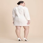 Corset Detail Denim Mini Dress image number null