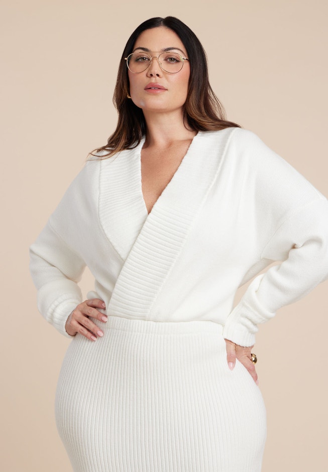 Wrap Sweater Maxi Dress image number 2