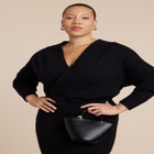 Wrap Sweater Maxi Dress image number null