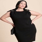 Metal Detail Sweater Dress image number null