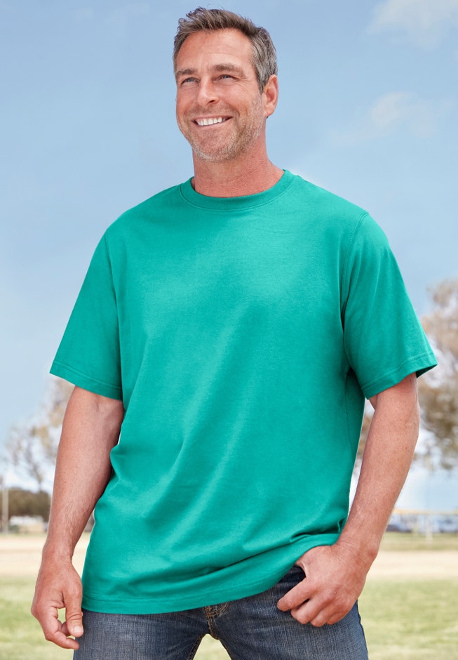 Shrink-Less Lightweight Crewneck T-Shirt image number 2