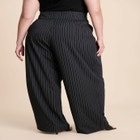 Corset Pinstripe Wide Leg Trouser image number null