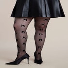 Sheer Bow Tights image number 1