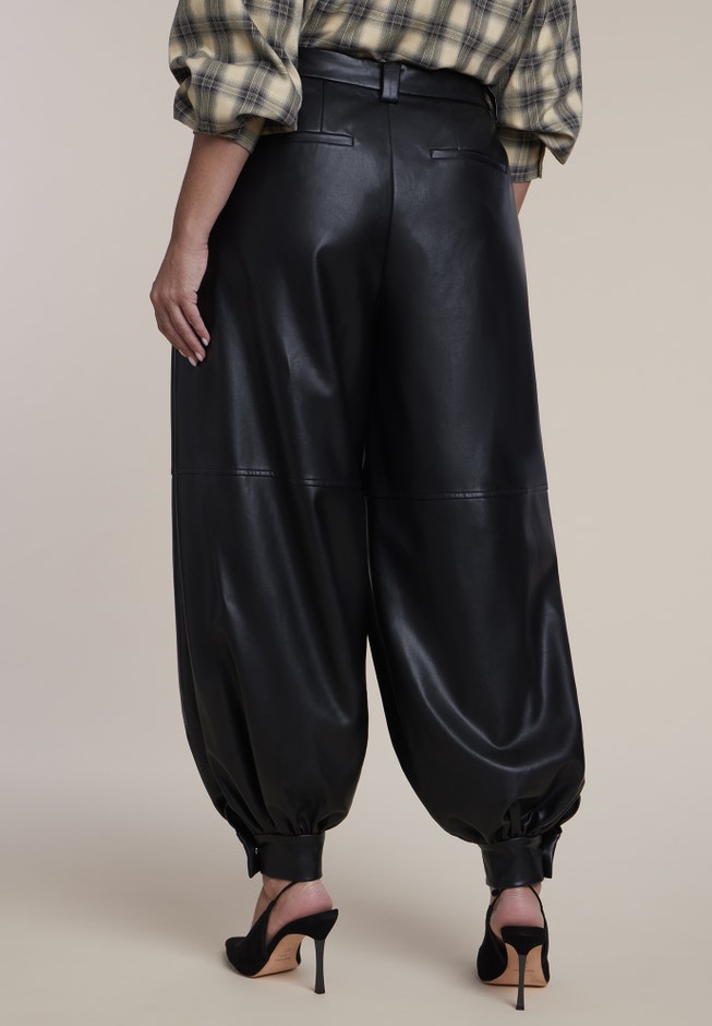 Faux Leather Balloon Pant image number 3
