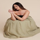 Strapless Combo Dress image number null