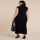 Tall Neck Sweater Dress image number null