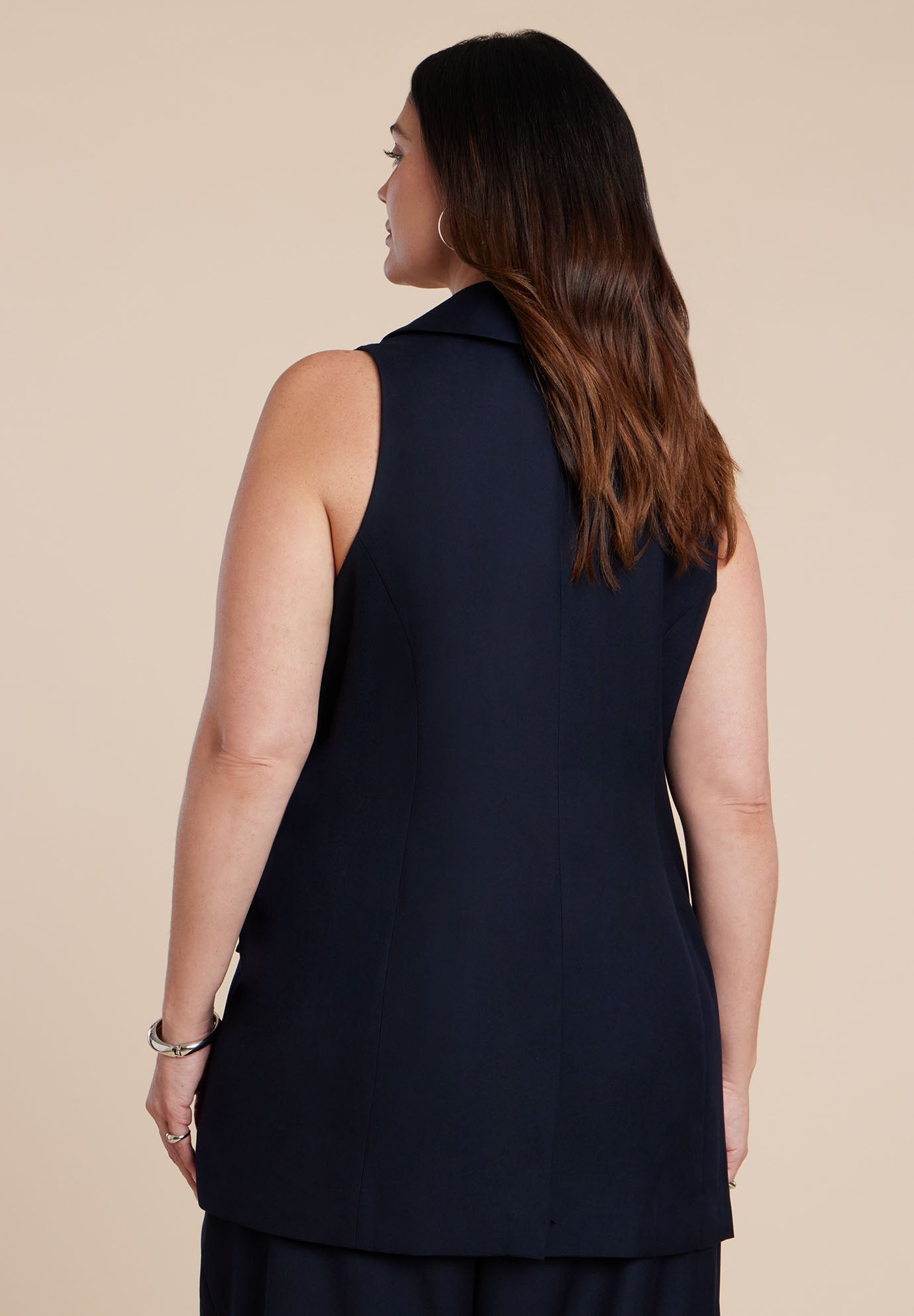 Long Tailored Vest image number 1