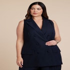 Long Tailored Vest image number null