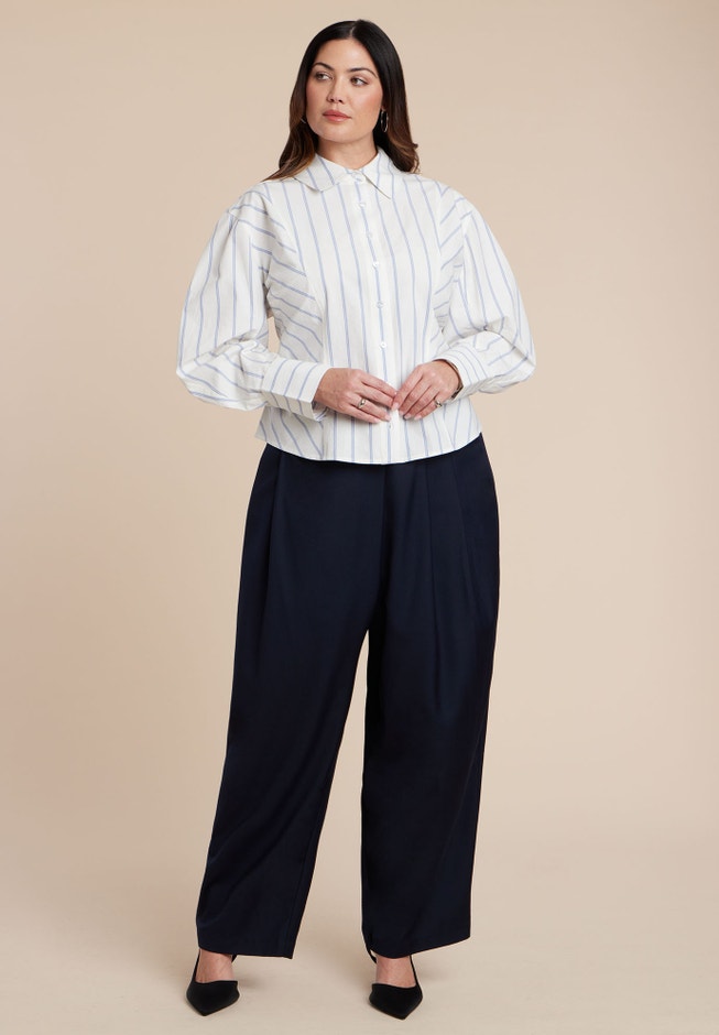 Pleated Straight Leg Trouser image number 2