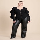 Rounded Sleeve Cardigan image number null